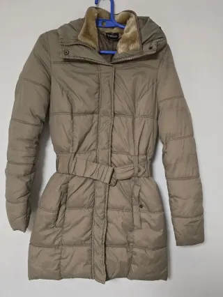 Chaquetón beige talla XS