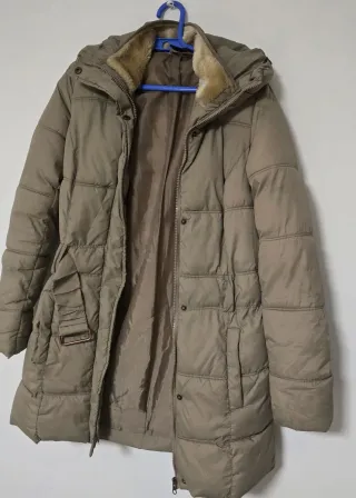 Chaquetón beige talla XS