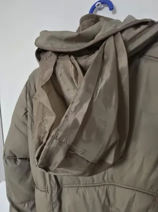 Chaquetón beige talla XS