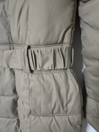 Chaquetón beige talla XS