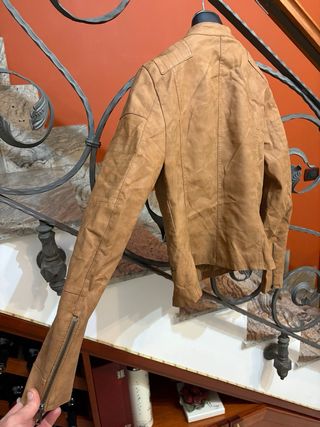 Giacca ONLY pelle marrone donna