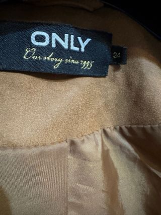 Giacca ONLY pelle marrone donna