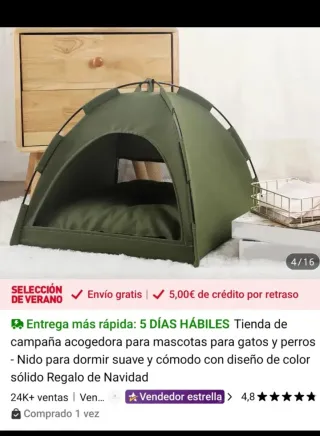 Tienda campaña para mascotas Talla L