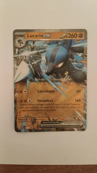 Lucario EX Carta Pokémon 260 HP