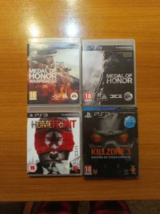 Pack Videojuegos PS3: Call of Duty, Killzone, Max