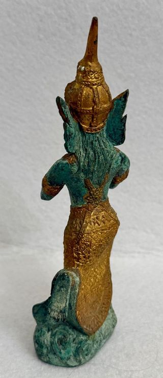 Antica statuina in bronzo