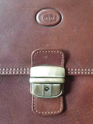 Maletín piel Adpel (Italia) – como nuevo