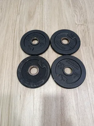 Discos de pesa 1kg (4 unidades)