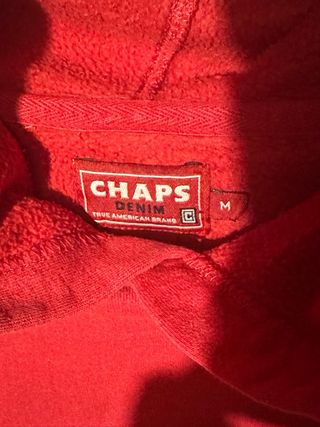 Felpa Chaps Uomo Rossa