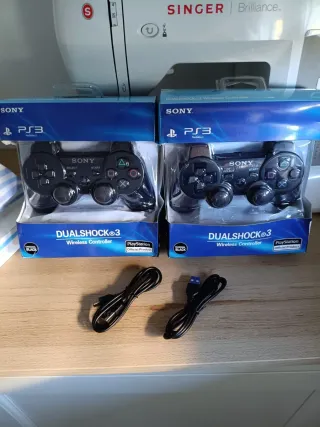 2 Mandos Inalámbricos para PS3 Negros