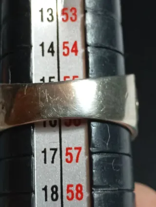 Anillo Plata Ley Sello Cuadrado