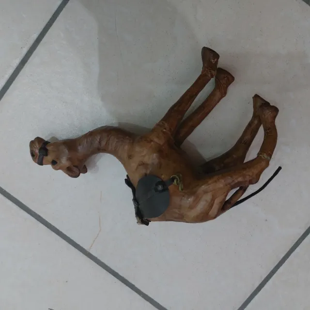 Cammello in legno decorativo