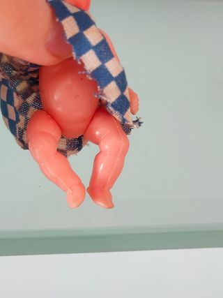 Bambola celluloide anni 60 occhi mobili