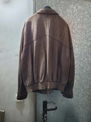 Cazadora Piel Giorgio Sappini Hombre Marrón