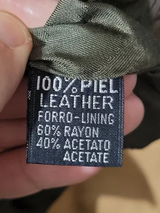 Cazadora Piel Giorgio Sappini Hombre Marrón