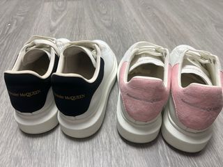 Zapatillas Alexander McQueen negras y Rosas