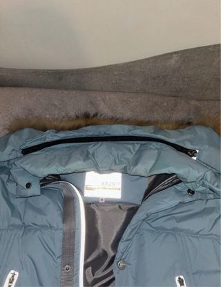 Piumino Polbot Pelle d'Oca Blu