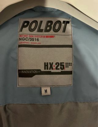 Piumino Polbot Pelle d'Oca Blu