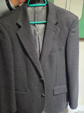 Chaqueta de caballero gris
