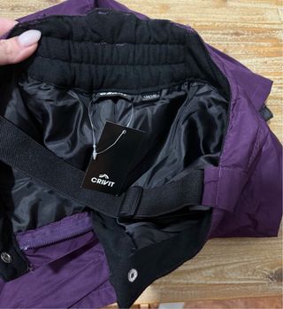 Pantalón de esquí para niña morado