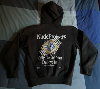 Sudadera NudeProject Marrón.Poco uso.bien cuidada.