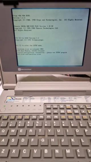 Laptop Telemecanique TFTX 417 20 2 vintage