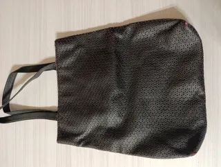 Borsa donna in similpelle nera