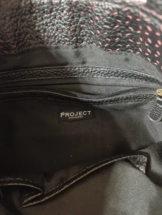 Borsa donna in similpelle nera