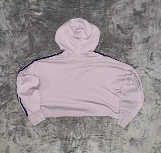 Sudadera Crop Top Adidas Morada Hoodie Y2K S