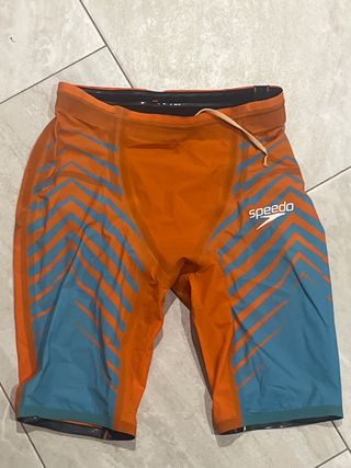 Bañador Speedo Competición Naranja/Azul