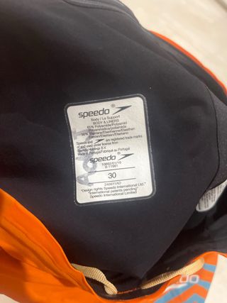 Bañador Speedo Competición Naranja/Azul