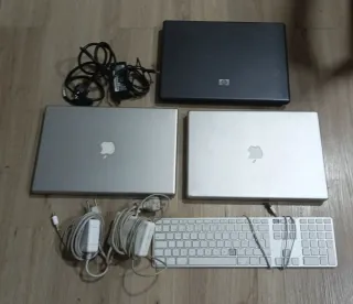 Lote 3 Portátiles Apple + Teclado + Cargadores