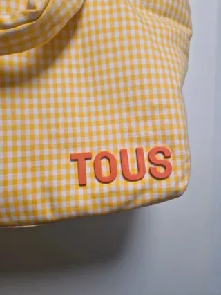 Bolso Tous cuadros amarillo