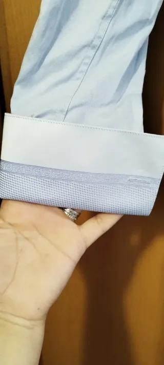 Camisa Pierre Pazolin Slim Fit Azul Talla L