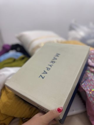 Zapatos botín Marypaz beige y marrón