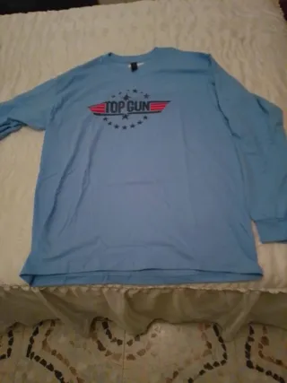 Camiseta Top Gun manga larga Talla L,