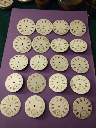 20 sfere di orologio in porcellana