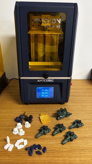 anycubic photon se + maquina de cura y lavado