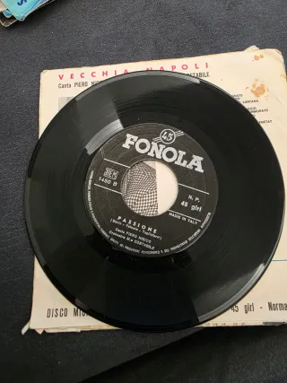 Vinile 45giri Vecchia Napoli
