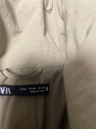 Chaqueta acolchada verde hombre