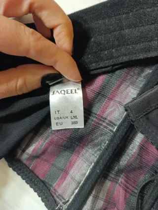 Corsetto Gupier a quadri rosa