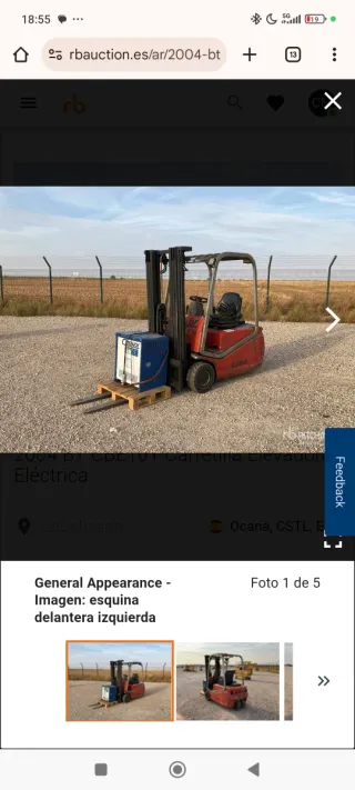 Carretilla Elevadora Eléctrica