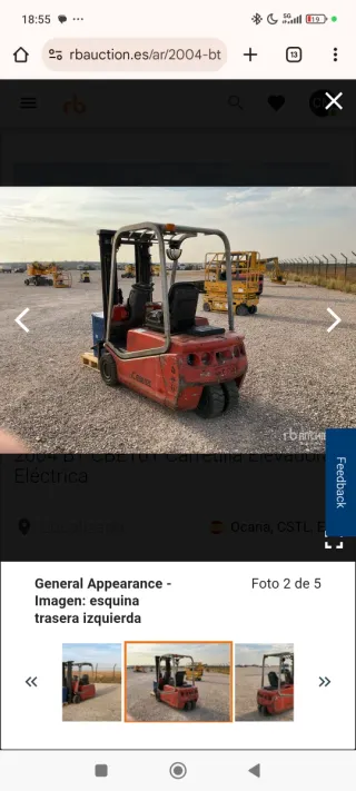 Carretilla Elevadora Eléctrica