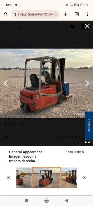 Carretilla Elevadora Eléctrica