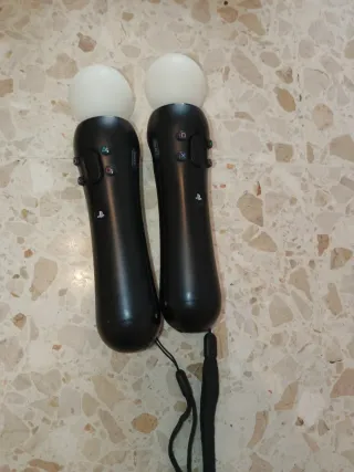 PSVR con adaptador PS5 con mandos move controler