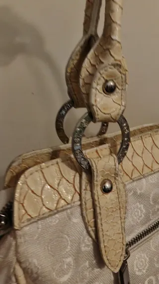 Borsa Bolso Gussaci style y2k Beige/Bianca