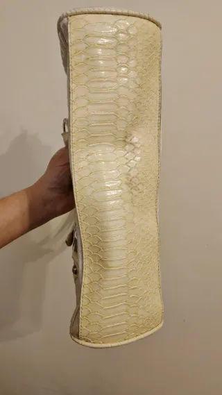 Borsa Bolso Gussaci style y2k Beige/Bianca