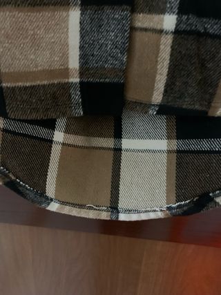 Camicia a quadri con cappuccio