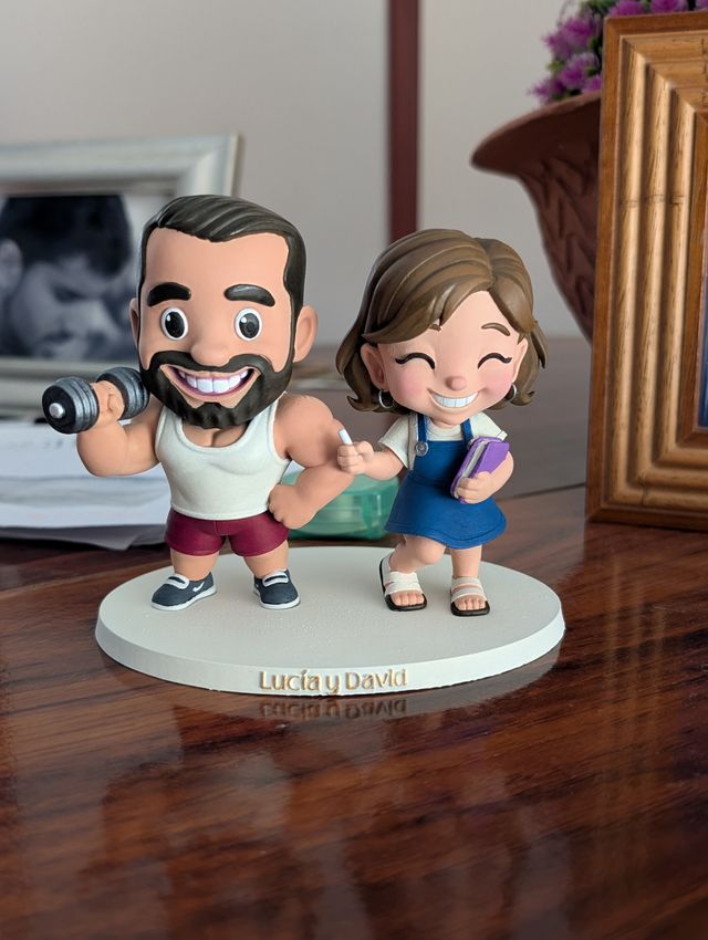 Figuras Chibi Personalizadas Pareja