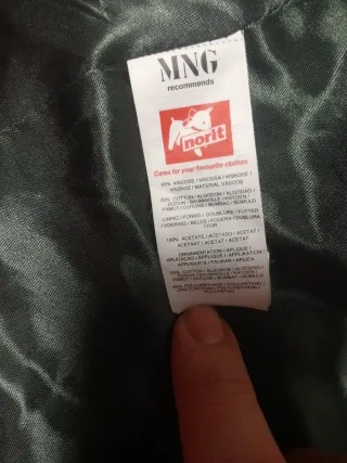 Chaqueta Mango Piel Talla M